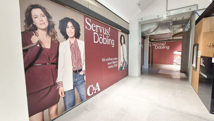 Komplettfolierung C&A Filiale Q19