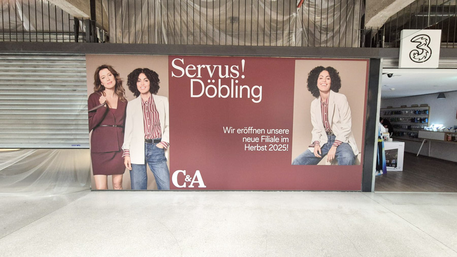 Folierung C&A Filiale