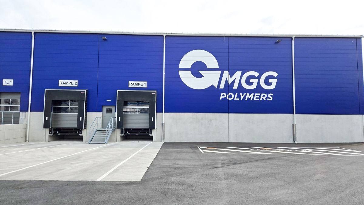 MGG Polymers Fassadenbeschriftung