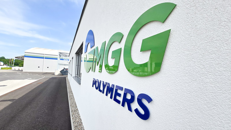 MGG Polymers Firmenschild