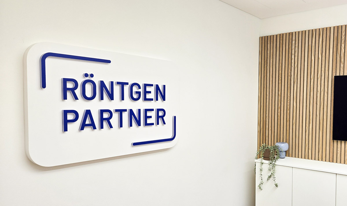 Röntgenpartner Leuchtschild