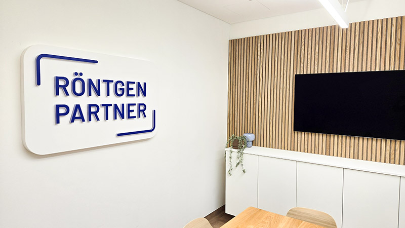 Röntgenpartner Leuchtschild