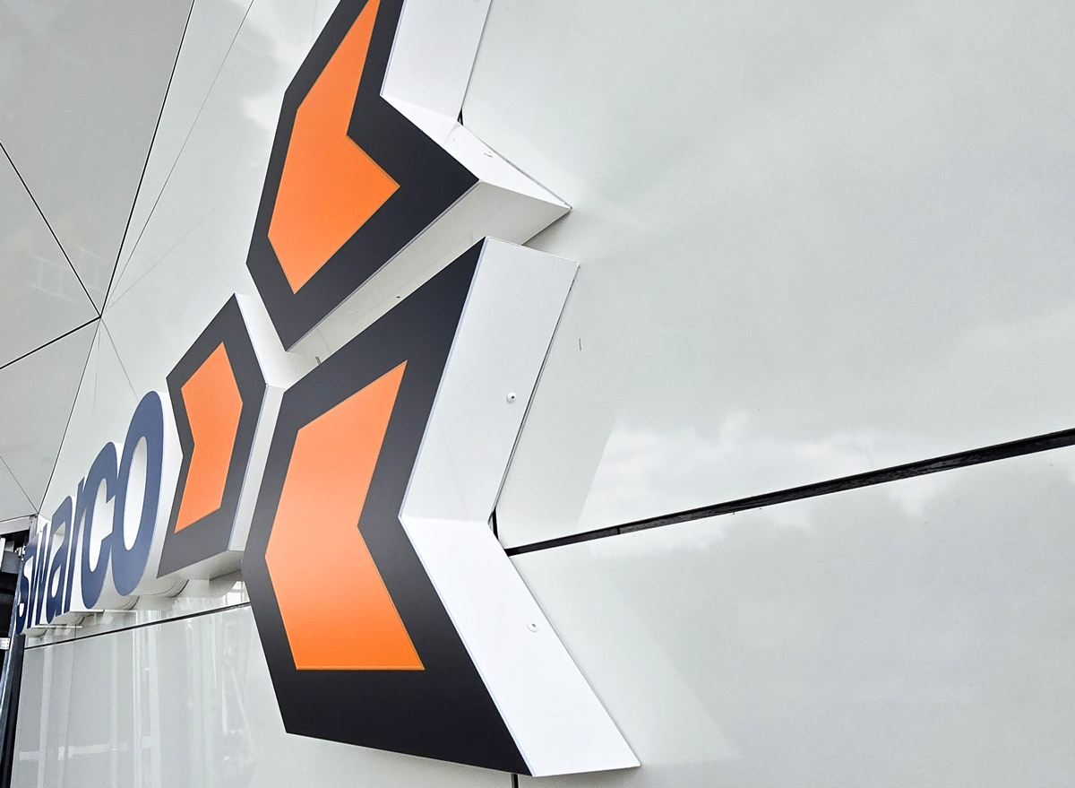 Swarco Detailaufnahme LED-Leuchtschild